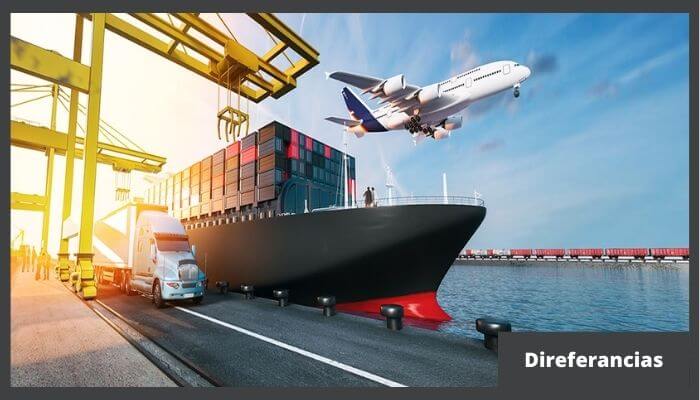 Diferencia entre transporte multimodal e intermodal